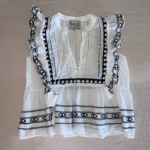 Sea New York Sleeveless 100% Cotton Top